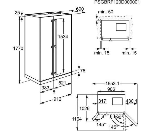 Electrolux CHLODZ-ZAMR. EAL6140WOU SBS ### - 1405556 - zdjęcie 4